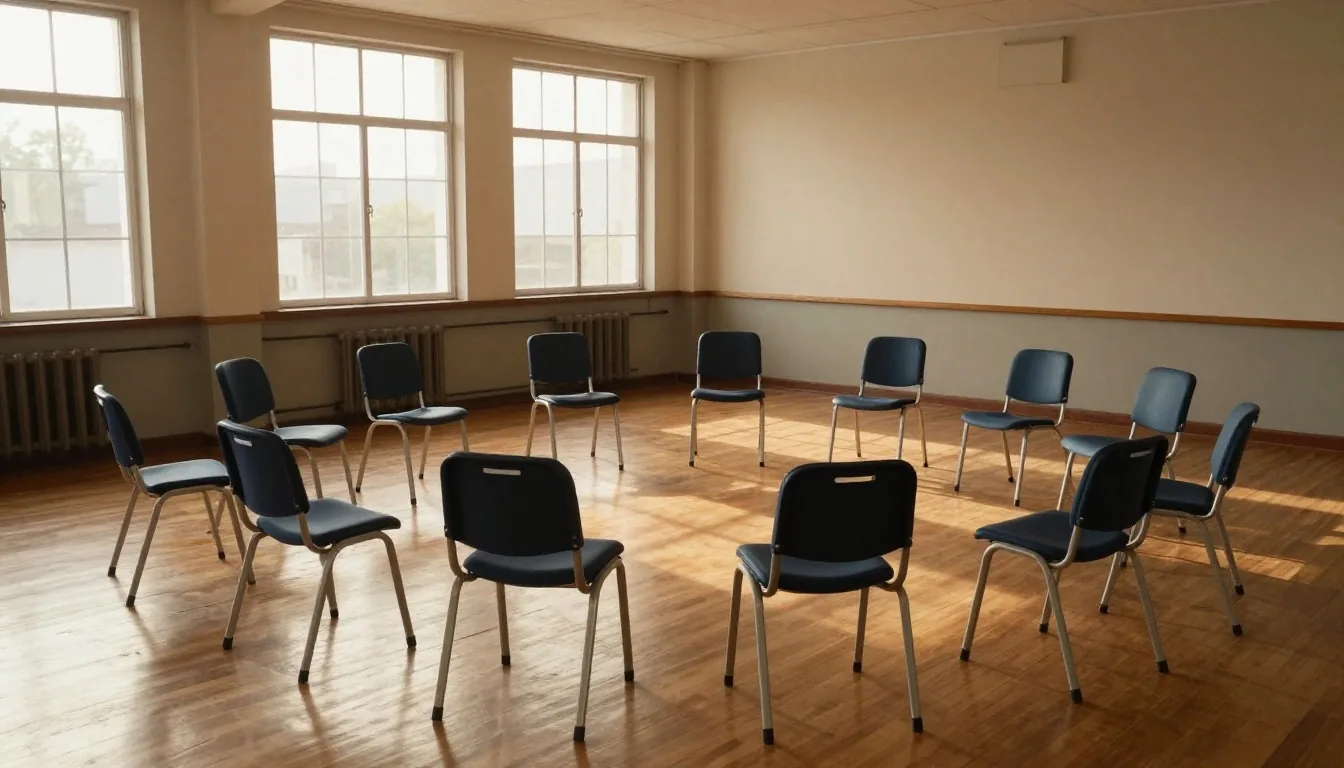 Aula tranquila en Buenos Aires con luz de tarde