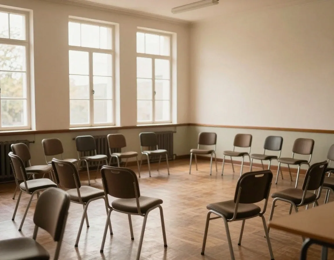 Grupo reducido practicando conversación en inglés